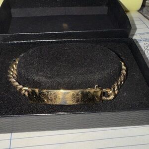 Speidel Gold-tone ID Bracelet